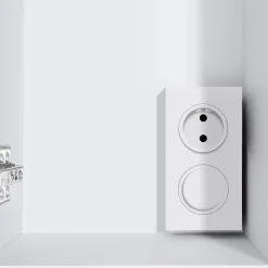 Ml-Design Armoire de toilette salle de bain avec miroir et LED 90,4x72x15 cm* Armoire De Toilette|Meuble De Salle De Bains Faible Profondeur