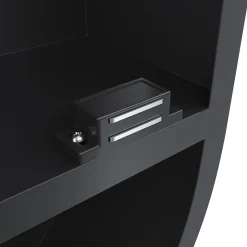 Sirhona Armoire de toilette 40x70cm+Touch+LED Tri-couleur Température+ Anti-buée+ Prise rasoir