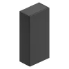 Ipiemme SRL Armoire haute de salle de bains l.35 x H.75 x P.20 cm noir mat, Pura+* Armoire De Salle De Bains