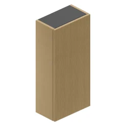 Ipiemme SRL Armoire haute de salle de bains l.35 x H.75 x P.20 cm effet chêne miel, Pura+* Armoire De Salle De Bains