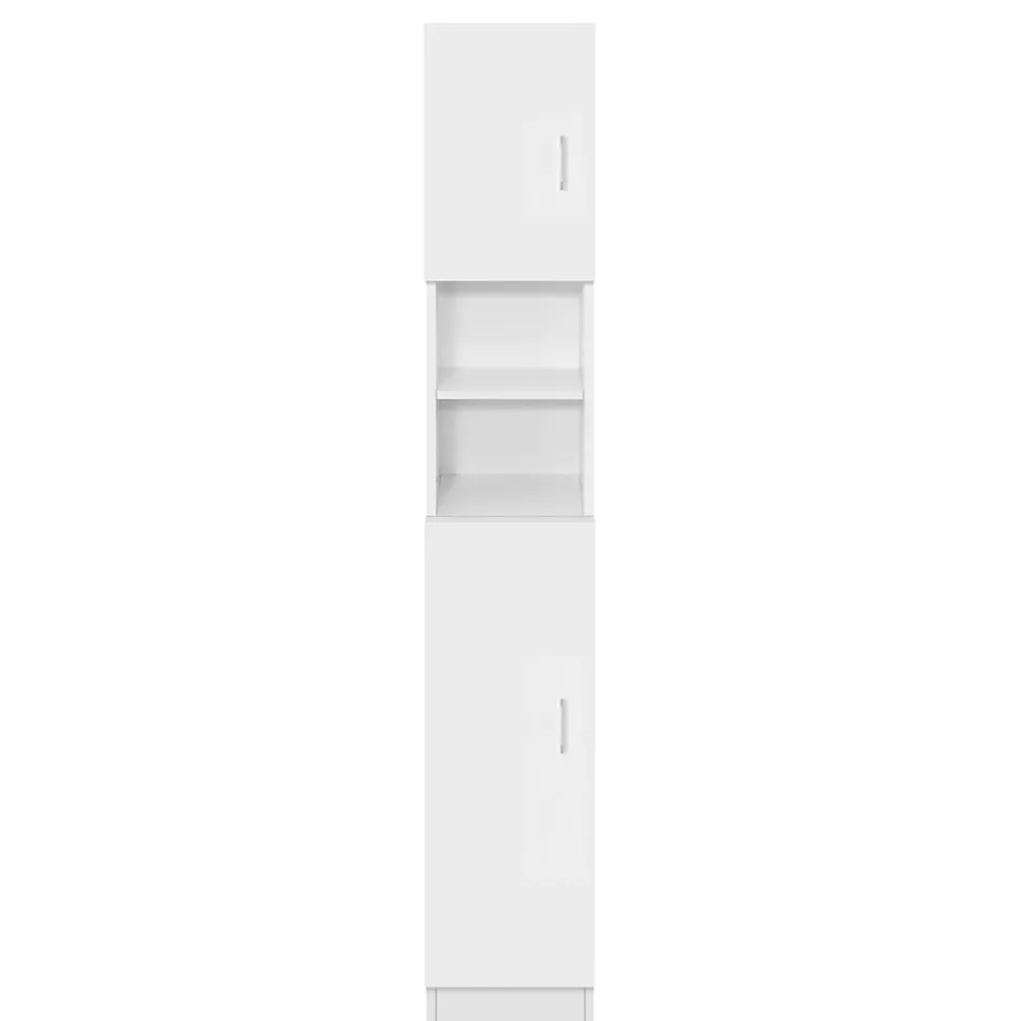 Ml-Design Armoire haute salle de bain colonne blanc MDF 30x190x25 cm