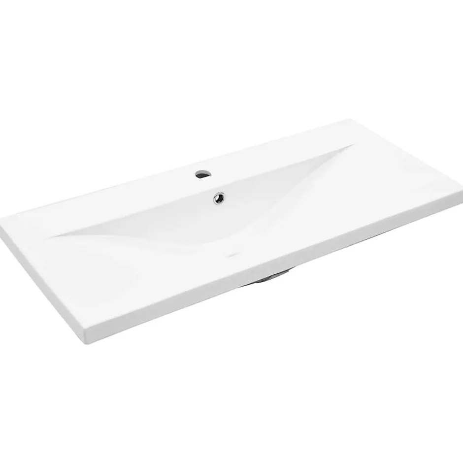 Vidaxl Armoire lavabo de bain avec bassin intégré chêne artisanal* Meuble Wc