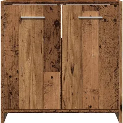 Vidaxl Armoire lavabo de salle de bain vieux bois 60x33x60 cm