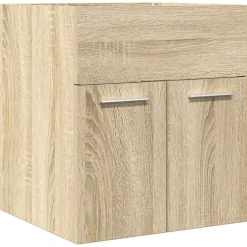 Vidaxl Armoire lavabo de salle de bain chêne sonoma 41x38,5x46 cm* Meuble Wc