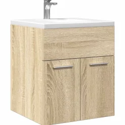 Vidaxl Armoire lavabo de salle de bain chêne sonoma 41x38,5x46 cm* Meuble Wc