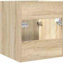 Vidaxl Armoire lavabo de salle de bain chêne sonoma 41x38,5x46 cm* Meuble Wc