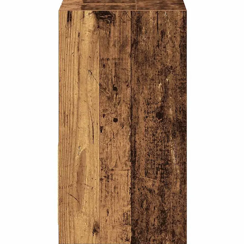 Vidaxl Armoire lavabo de salle de bain vieux bois 60x33x60 cm* Meuble Wc