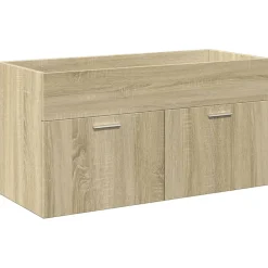 Vidaxl Armoire lavabo de salle de bain et bassin intégré chêne sonoma