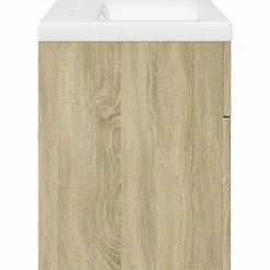 Vidaxl Armoire lavabo de salle de bain et bassin intégré chêne sonoma