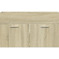 Vidaxl Armoire lavabo de salle de bain chêne sonoma bois d'ingénierie* Meuble Wc