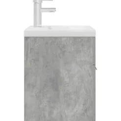 Vidaxl Armoire lavabo de salle de bain avec bassin intégré et robinet* Meuble Wc