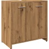 Vidaxl Armoire lavabo de salle de bain chêne artisanal 60x33x60 cm