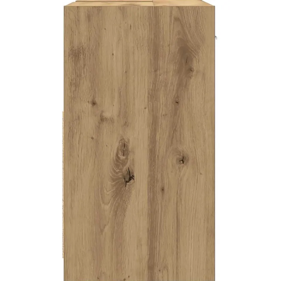 Vidaxl Armoire lavabo de salle de bain chêne artisanal 60x33x60 cm