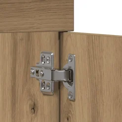 Vidaxl Armoire lavabo de salle de bain chêne artisanal bois ingénierie* Meuble Wc