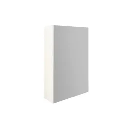 Top Bath Armoire miroir salle de bain 38 cm, 1 porte, Blanc mat, Mélaminé* Armoire De Salle De Bains