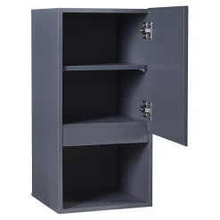 [En.Casa] Armoire murale de salle de bain Overath 60 x 30 x 30 cm gris en.casa* Armoire De Toilette