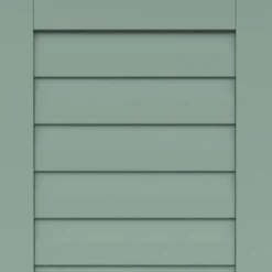 Teamson Home Armoire murale de salle de bain en effet bois vert avec 2 portes