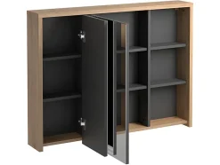 Vente-unique Armoire murale de salle de bain coloris naturel - 100 cm - PURNAL