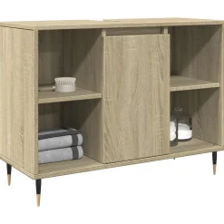Vidaxl Armoire salle de bain chêne sonoma 80x33x60cm bois d'ingénierie