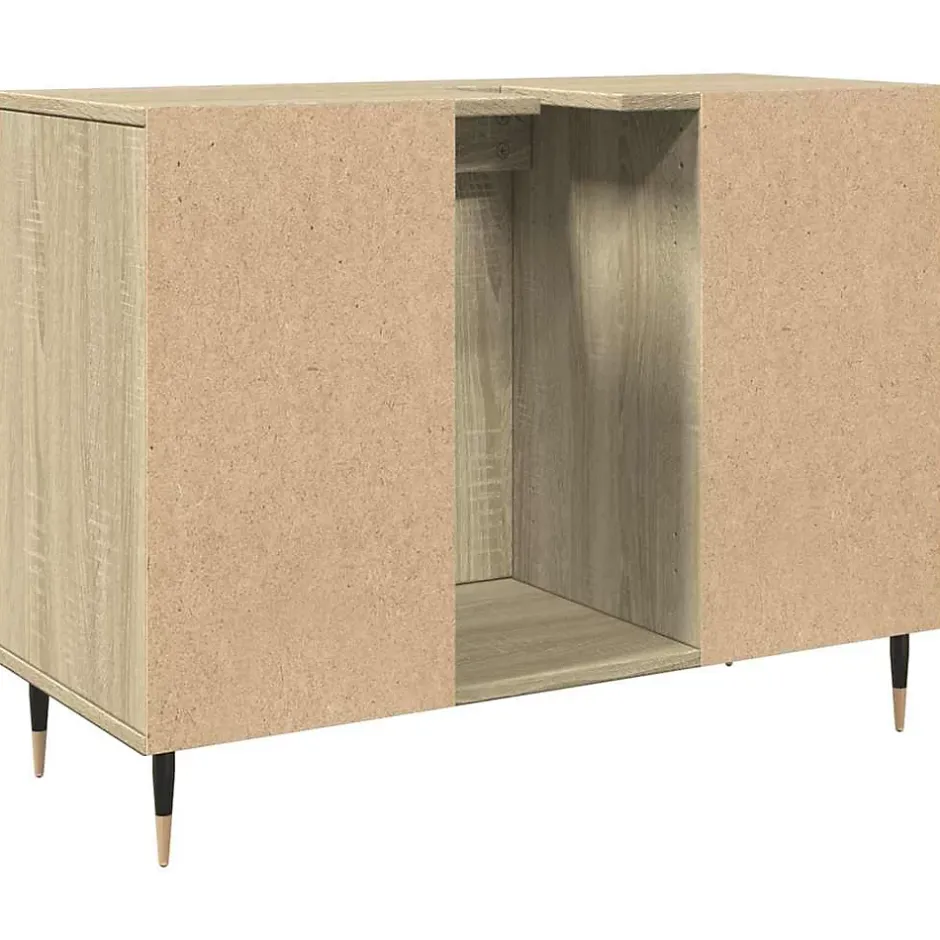 Vidaxl Armoire salle de bain chêne sonoma 80x33x60cm bois d'ingénierie