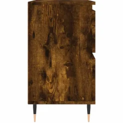 Vidaxl Armoire salle de bain chêne fumé 80x33x60cm bois d'ingénierie