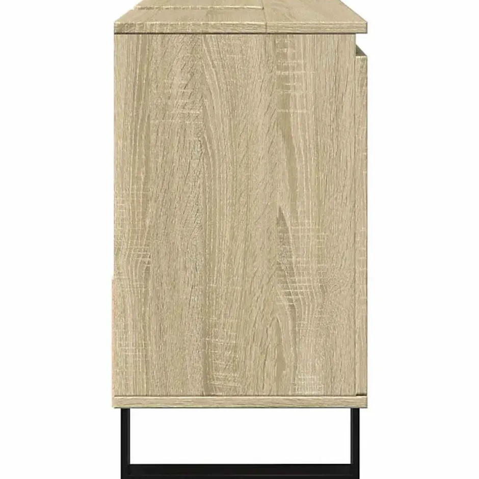 Vidaxl Armoire salle de bain chêne sonoma 65x33x60 cm