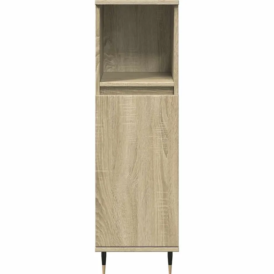 Vidaxl Armoire salle de bain chêne sonoma 30x30x100 cm* Meuble Wc