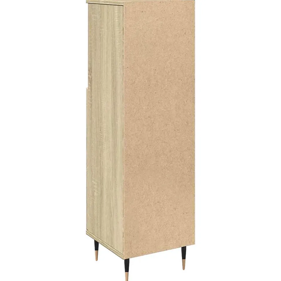 Vidaxl Armoire salle de bain chêne sonoma 30x30x100 cm* Meuble Wc