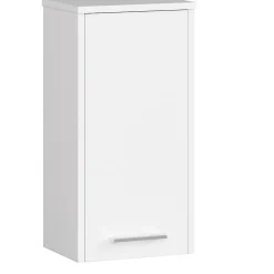 Akord Furniture Factory Armoire salle de bains AKORD FIN Meuble Haut Suspendue Blanche 30 cm 1 porte façade Blanche 2 étagères 30x22,5x60 cm