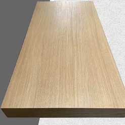 Byca AVA - Plan de Salle de bain 100cm en Chêne Naturel Épaisseur 9cm + Fixations - Plan Vasque et Meuble Évier* Lave-Mains
