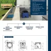 Watermatic Bac à graisse à poser avec débourbeur ÉCO-Graisse adapté aux food-trucks éviers ou lave vaisselles* Wc Chimique Et Broyeur