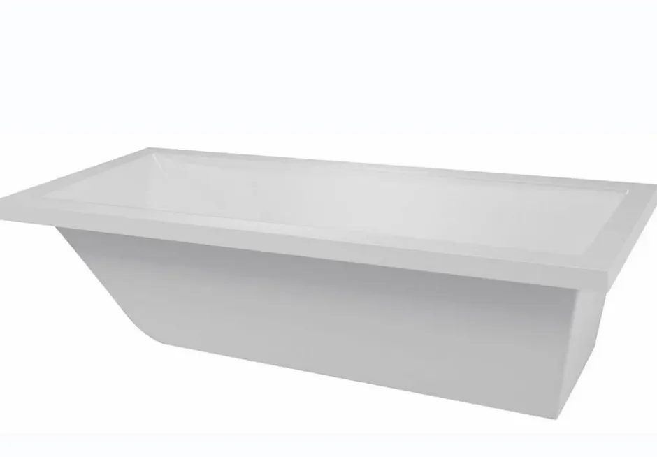 Novellini Baignoire à encastrer Calos 2.0 (avec pieds inclus) - Dimensions :180 x 80 x 58 - 235 litres* Baignoire Droite