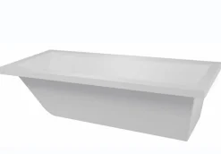 Novellini Baignoire à encastrer Calos 2.0 (avec pieds inclus) - Dimensions: 170 x 75 x 58 - 200 litres* Baignoire Droite