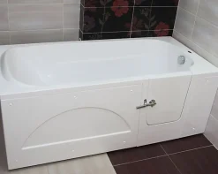 Azura Home Design Baignoire à porte EULALIE - 150cm* Baignoire À Porte