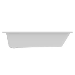 GoodHome Baignoire 170 x 75 cm Teesta* Baignoire Droite
