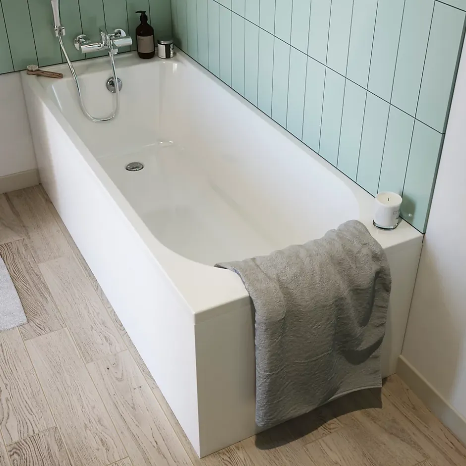 GoodHome Baignoire 170 x 70 cm Cavally