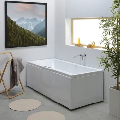 Kiamami Valentina Baignoire Adele Avec Panneau Latéral* Baignoire Balnéo