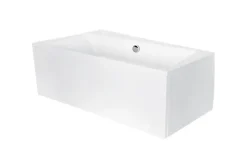 Azura Home Design Baignoire angle droit ZIANIGI avec tablier - 150cm