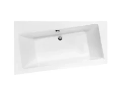 Azura Home Design Baignoire angle gauche ZIANIGI avec tablier - 170cm* Baignoire Asymétrique