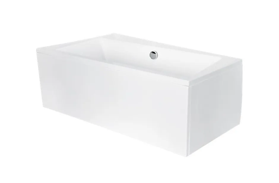 Azura Home Design Baignoire angle gauche ZIANIGI avec tablier - 170cm* Baignoire Asymétrique