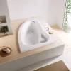 Valentin Baignoire asymétrique d'angle droit Colombia 150 x 100 cm sans tablier* Baignoire Asymétrique