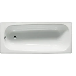 Roca Baignoire avec pieds CONTESA 170x70cm non percée en acier blanc - - A235890000* Baignoire Droite