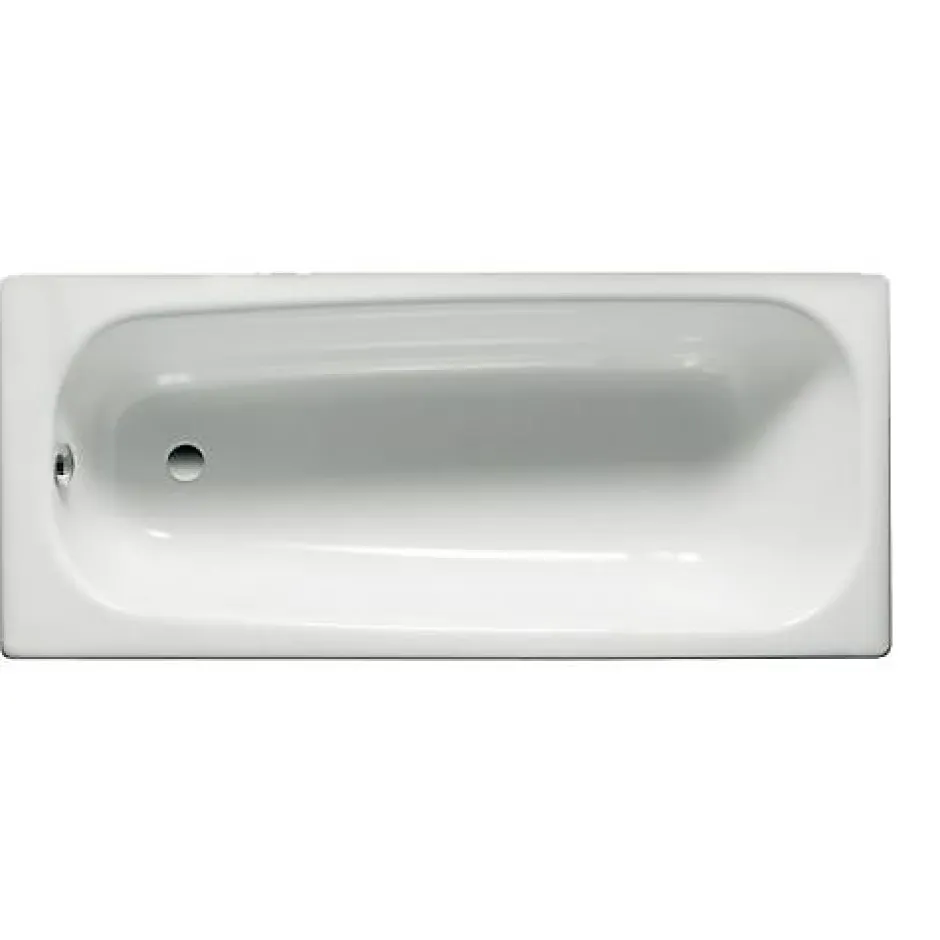 Roca Baignoire avec pieds CONTESA 170x70cm non percée en acier blanc - - A235890000* Baignoire Droite