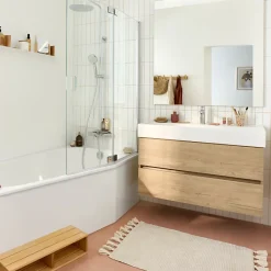 Jacob Delafon Baignoire bain douche 170 x 90 Bastille vidage à droite blanc mat* Baignoire Droite