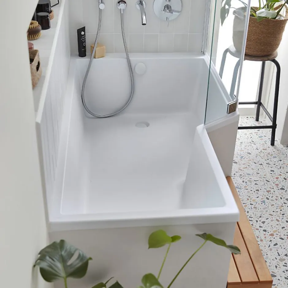 Jacob Delafon Baignoire bain douche 170 x 90 cm Neo blanc mat droite* Baignoire Droite