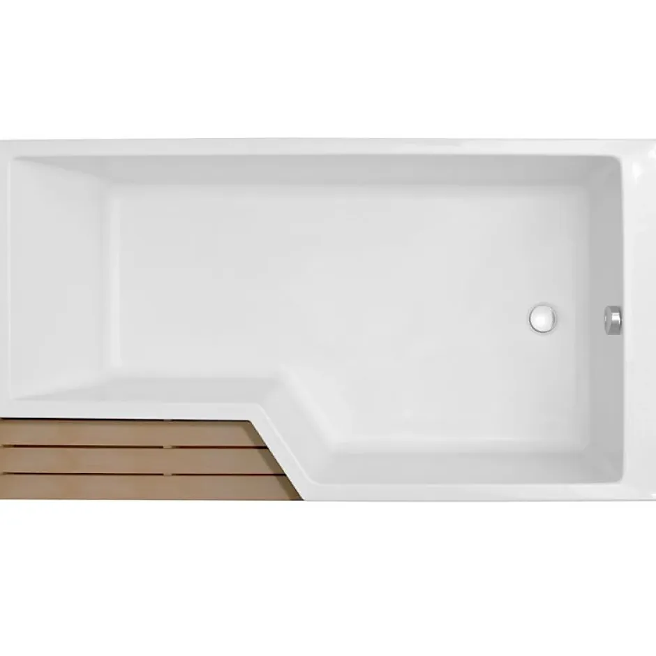 Jacob Delafon Baignoire bain douche 170 x 90 cm Neo blanc mat droite* Baignoire Droite