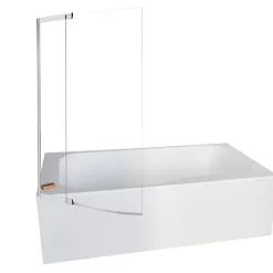 Jacob Delafon Baignoire bain douche Malice antidérapante + pare bain 170 x 90, version gauche
