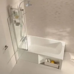 Jacob Delafon Baignoire bain douche Malice, version gauche Blanc brillant 160 x 85* Baignoire Droite
