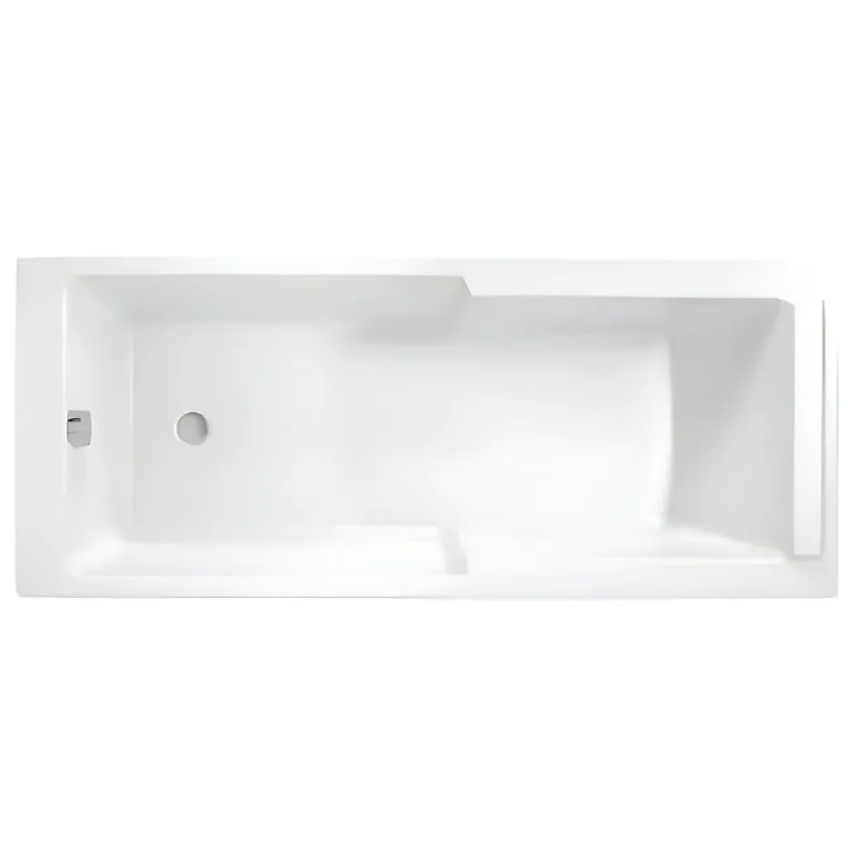 Jacob Delafon Baignoire bain douche Struktura compacte Acrylique renforcé 170 x 75* Baignoire Droite