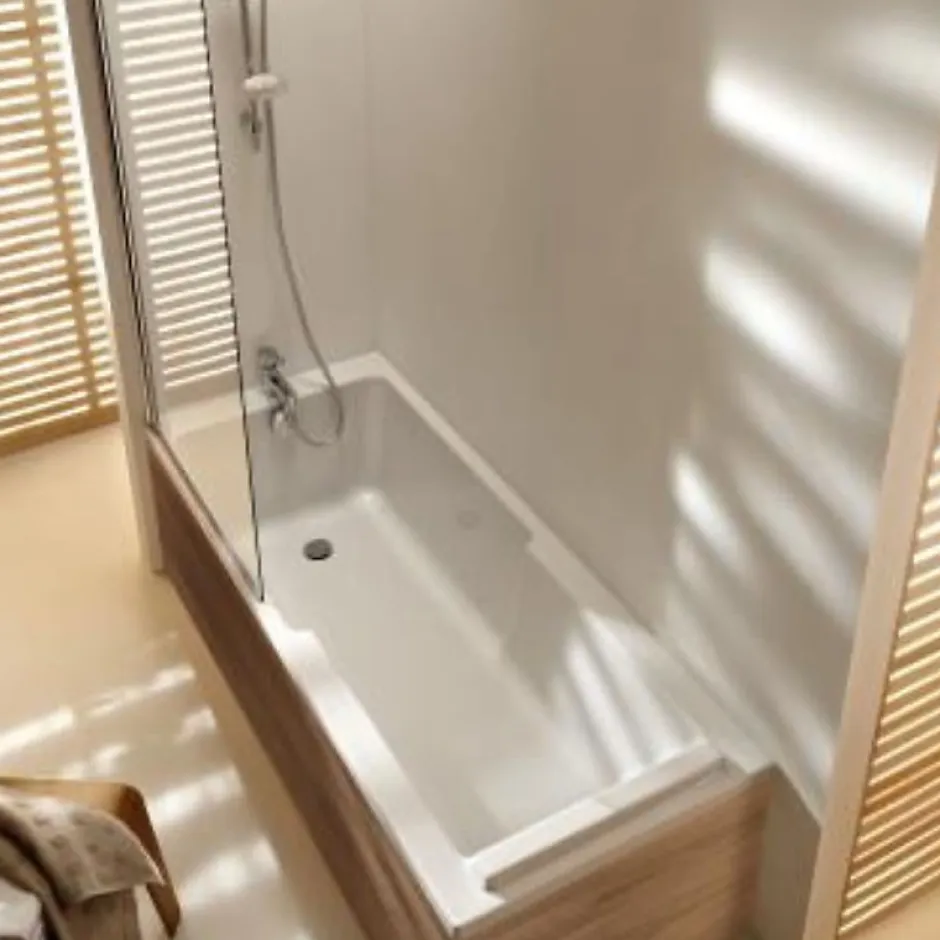 Jacob Delafon Baignoire bain douche Struktura compacte Acrylique renforcé 170 x 75* Baignoire Droite